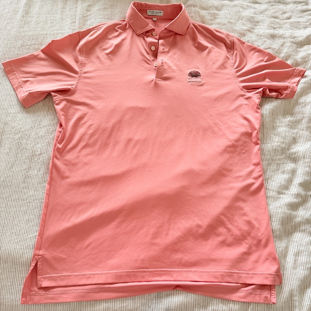 Peter Millar Coral Golf Polo